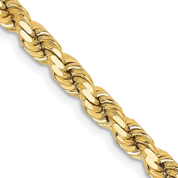 14KT Yellow Gold 16" 4.25MM Rope Chain