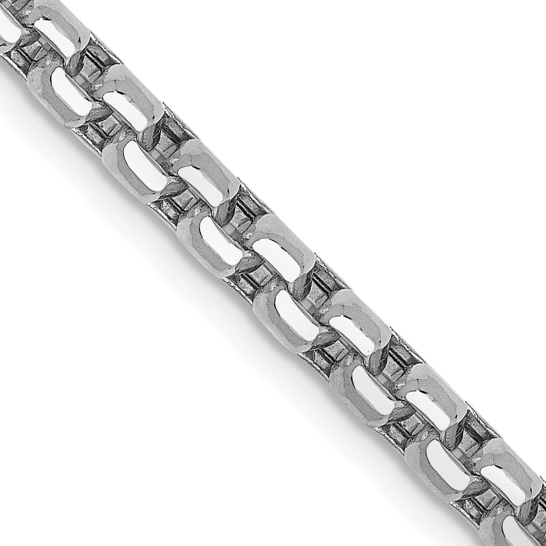 14KT White Gold 22-inch 3.6MM Box Chain