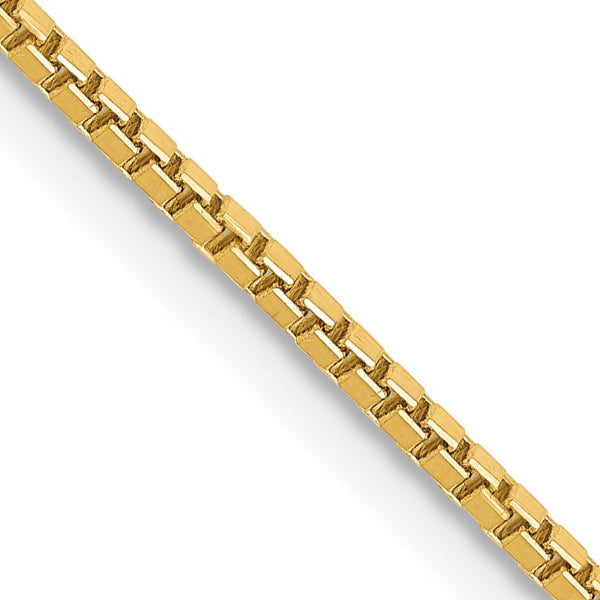 14KT Yellow Gold 26" 1.3MM Box Chain