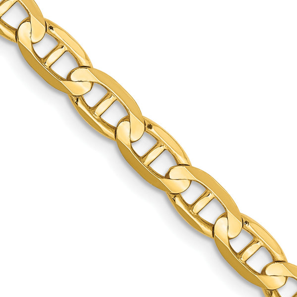 14KT Yellow Gold 16" 4.5MM Anchor Link Chain