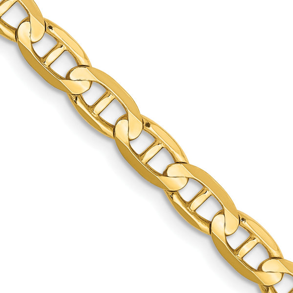 14KT Yellow Gold 20" 4.5MM Anchor Link Chain