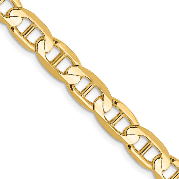 14KT Yellow Gold 18" 6.25MM Anchor Link Chain