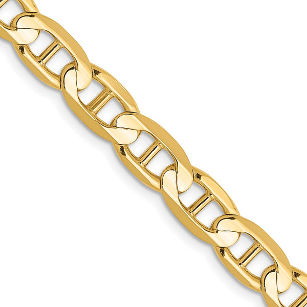 14KT Yellow Gold 24" 6.25MM Anchor Link Chain