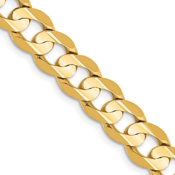 14KT Yellow Gold 24" 7.5MM Curb Chain