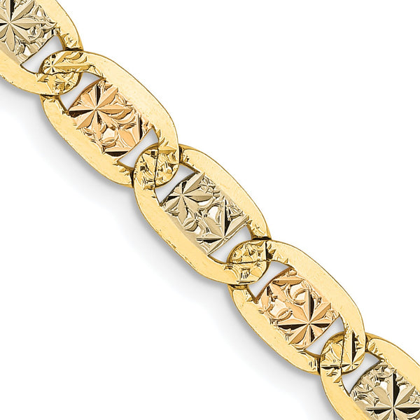 14KT Gold Tri-Color 20" 4.65MM Valentino Chain
