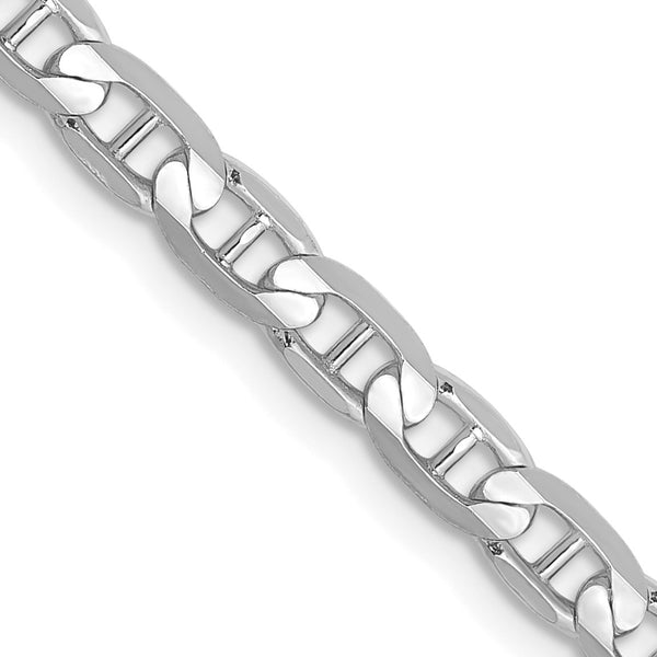14KT White Gold 18" 3.75MM Anchor Link Chain