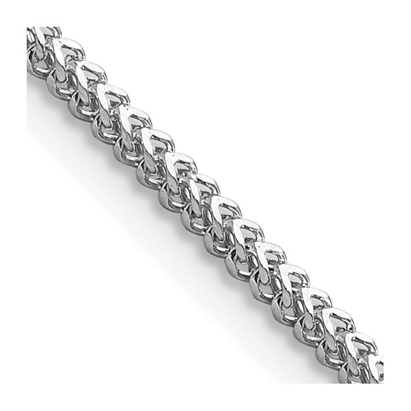 14KT White Gold 24" 1.4MM Franco Chain