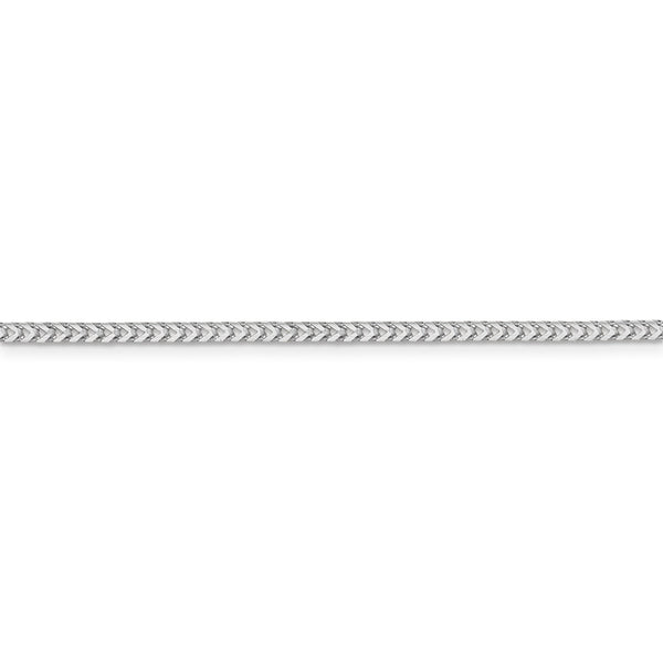 14KT White Gold 22" 2MM Franco Chain