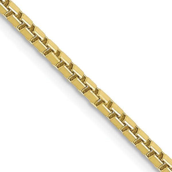 10KT Yellow Gold 24" 1.9MM Box Chain