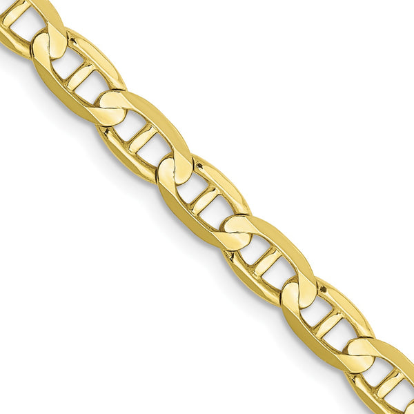 10KT Yellow Gold 20" 4.5MM Anchor Link Chain