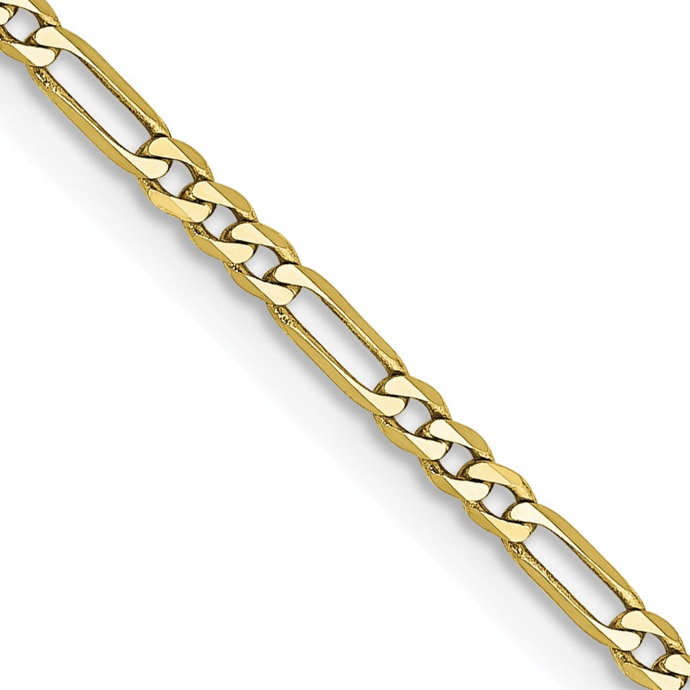 10KT Yellow Gold 20-inch 1.75MM Lobster Clasp Figaro Chain