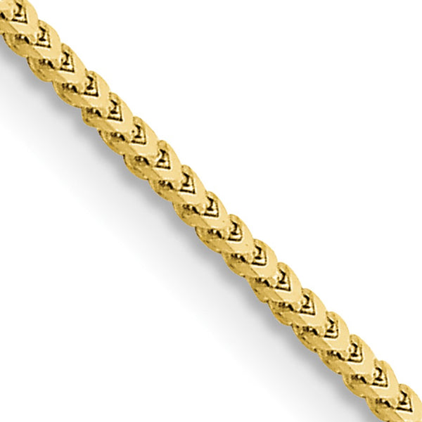 10KT Yellow Gold 30" 1.5MM Franco Chain