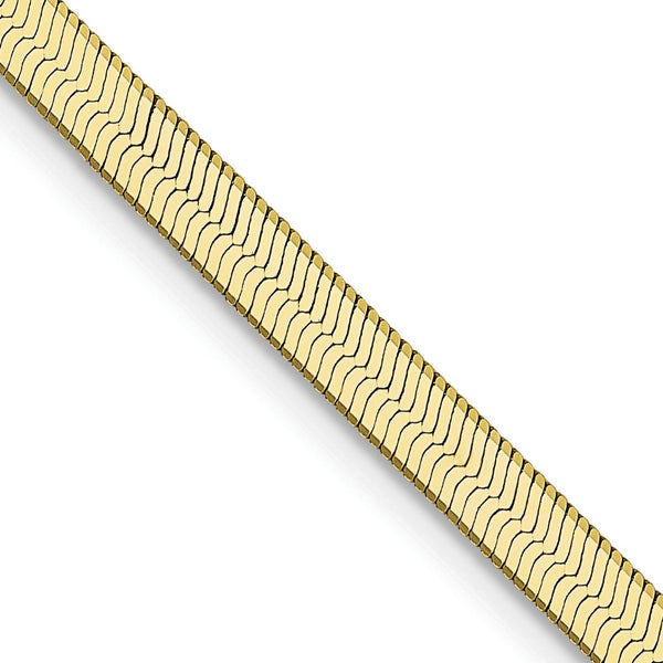 10KT Yellow Gold 18" 3MM Herringbone Chain