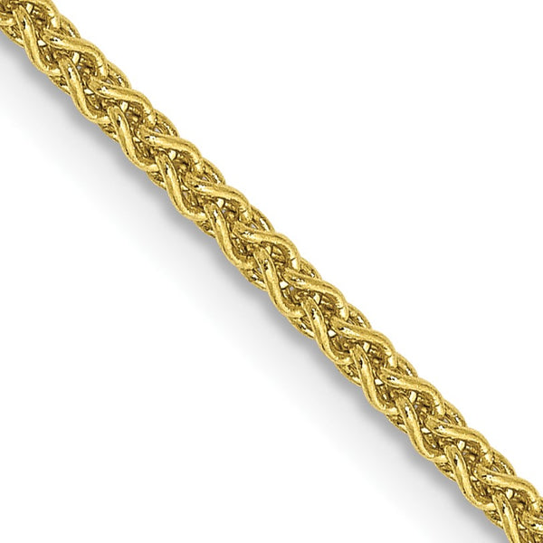 10KT Yellow Gold 16" 1.65MM Spiga Link Chain