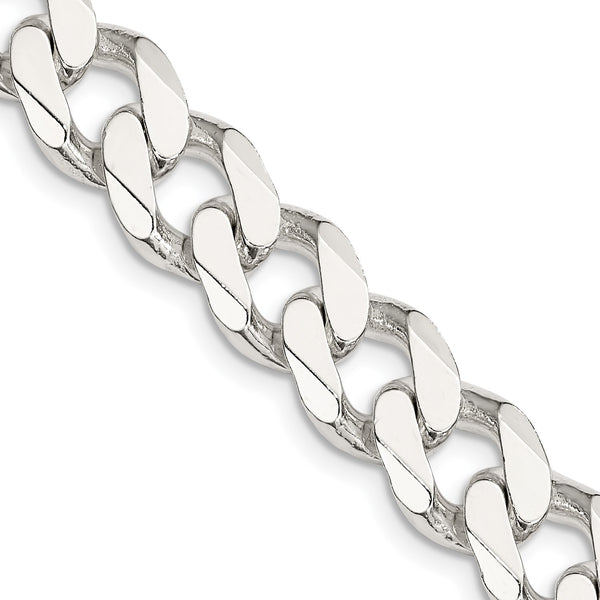 Sterling Silver 26" 11MM Curb Chain