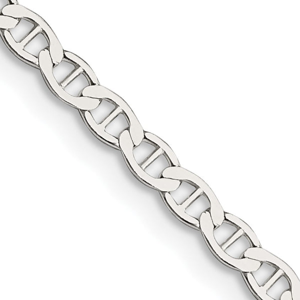 Sterling Silver 16" 3.1MM Anchor Link Flat Chain
