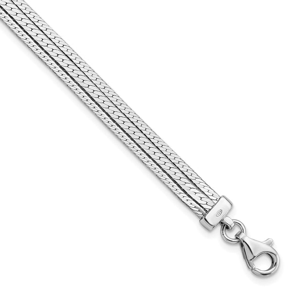 Sterling Silver 8" Multi-Strand Bracelet