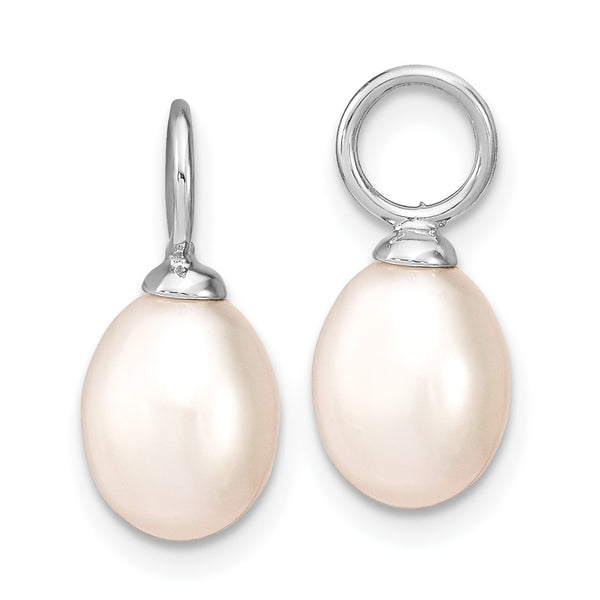 Sterling Silver 25x4MM Interchangeable Earrings
