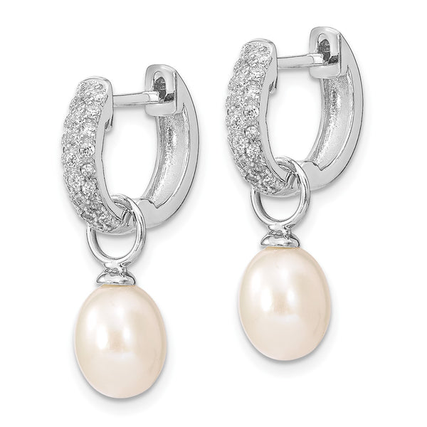 Sterling Silver 25x4MM Interchangeable Earrings