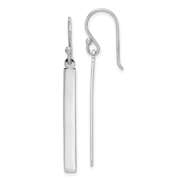 Sterling Silver Drop & Dangle Bar Earrings