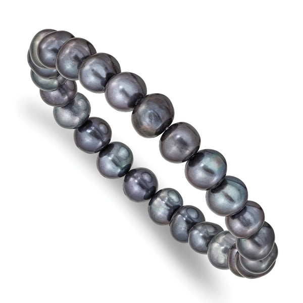 8MM Pearl 7.5" Stretch Bracelet