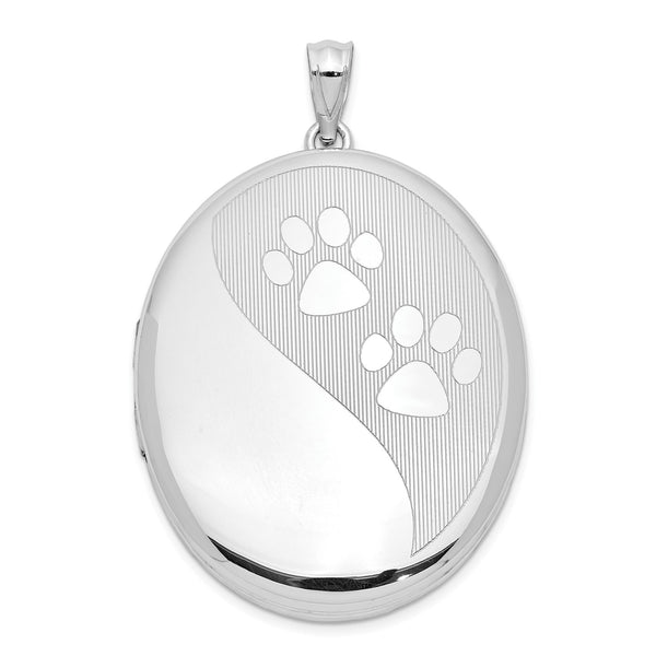 Sterling Silver 34X27MM Locket Ash Holder Pendant-Chain Not Included