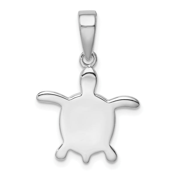 Sterling Silver Opal Turtle Pendant-Chain Not Included