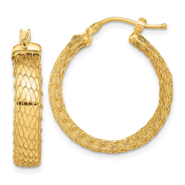 14KT Yellow Gold Hoop Earrings