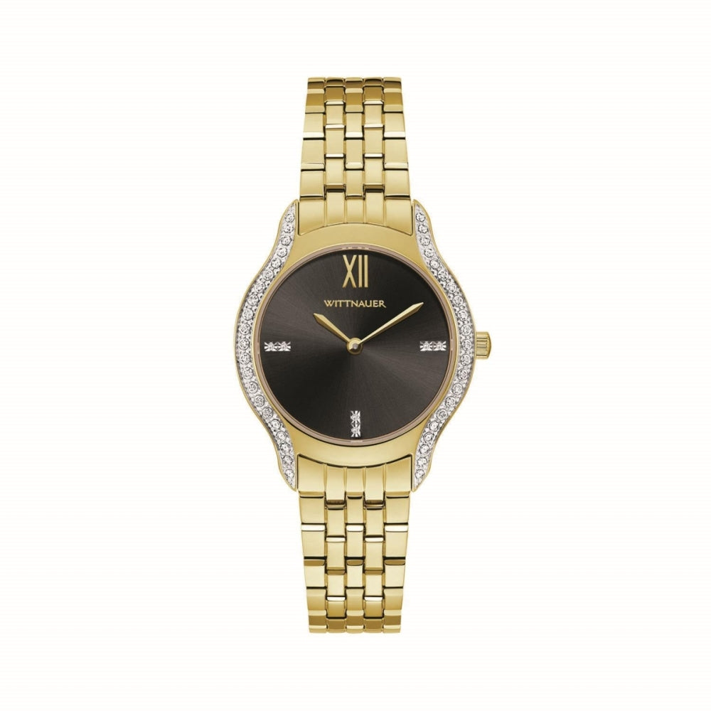 Wittnauer with 30MM Black Diamond Dial Stainless Steel Watch  display picture 3
